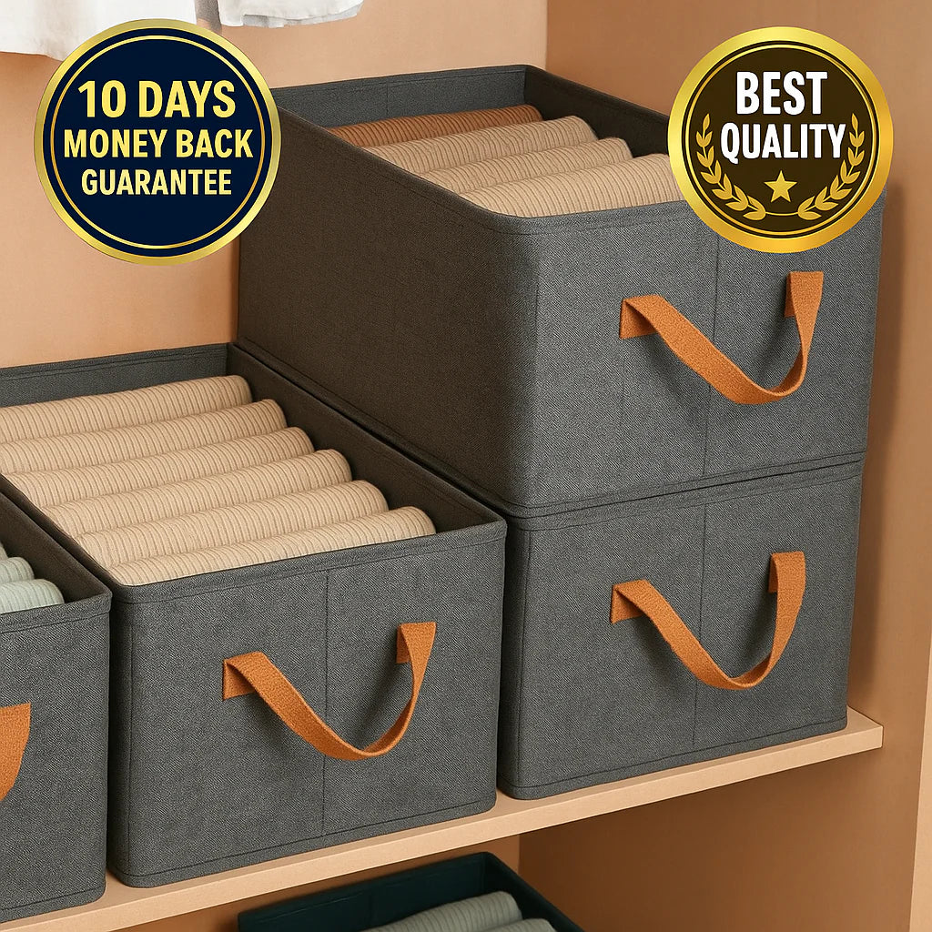 WardrobeBox™ Compact Foldable Organisers | COMBO PACK 🔥